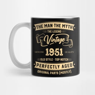 The Legend Vintage 1951 Perfectly Aged Mug